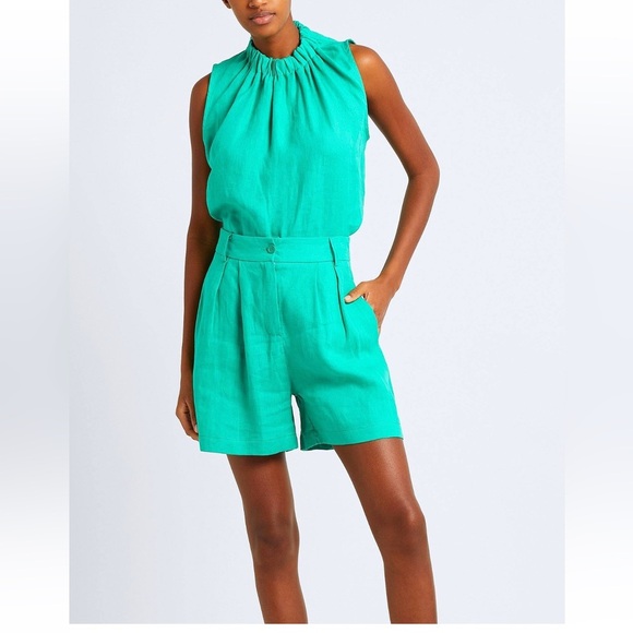 8 by YOOX Linen Shorts Outfit Size 8 - Picture 7 of 11